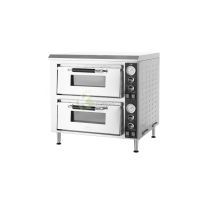 فرن بيتزا كوارتز من الفولاذ المقاوم للصدأ - 2 طابق من ماي فير