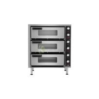 فرن بيتزا كوارتز من الفولاذ المقاوم للصدأ - 3 طابق من ماي فير