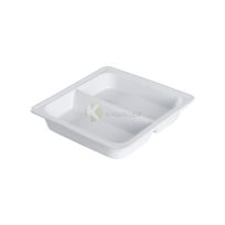 GN Pan 2/3 Porcelain Deep Dish 2 Compartment 6.5 cm From MAYFAIR