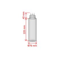 PP Food Grade Squeeze 23OZ Transparent Bottle From MAYFAIR
