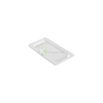 GN Pan 1/3 Rectangular Flat Porcelain Dish 2.5 cm From MAYFAIR