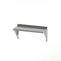 Stainless Steel Wall Mounted Shelf - 150 CM  From MAYFAIR
