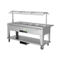 Stainless Steel Multi-Function Serving Station – 182CM From MAYFAIR