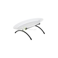Cardiff-1 Urban Porcelain Buffet Platter with Stand From MAYFAIR