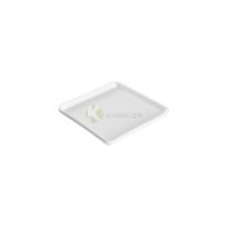 Square Stacking Porcelain Buffet Base White 27.5 cm From MAYFAIR