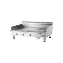Pro Chrome 1/3 Ribbed 2/3 Flat Plated Heavy-Duty Griddle – 100CM From MAYFAIR