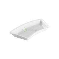 GB 1/1-25 Porcelain Buffet Plate White From MAYFAIR