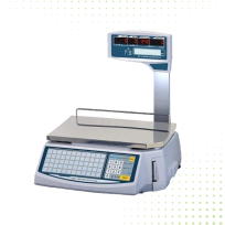 Digital Weighing Scale With Label Printer - 30 KG From GLO LEE - White

