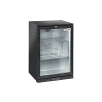 Undercounter Refrigerator 1 Glass Door 60CM – Black From PIOKIT