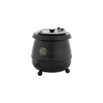 Stainless Steel Electric Soup Kettle – 11.8 LT From PIOKIT - Black