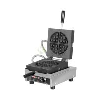 Single 90 Degree Round Waffle Maker From KRAMPOUZ- 2 Plates