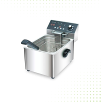 Stainless Steel Electric Fryer Single Tank – 8 LT From PIOKIT