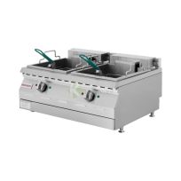 Stainless Steel Double Tank  Electric Deep Fryer – 10 LT  Each From PIOKIT
