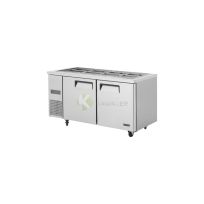 Stainless Steel 2 Doors Refrigerator Prep Table – 330 LT From PIOKIT 