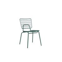 Stackable Steel Dining Chair – Olive Green – 82 cm - from Piokit