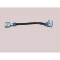 Blendtec Wire Jumper, 16AWG, Black, 4" L, 0.25" Female Tab x 0.25" Female Tab