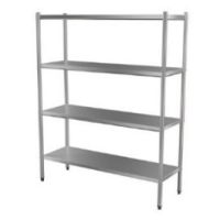 Stainless Steel Shelving Unit – 4 Shelves from PIOKIT