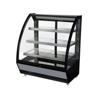 Curved Desktop Glass Display Refrigerator – 633LT From PIOKIT - Black