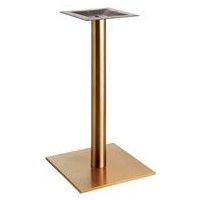 Square Outdoor Table Base Stainless Steel Copper Finish From PIOKIT
