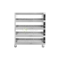 Stainless Steel Heated Showcase With 4 Decks – 150 From MAYFAIR