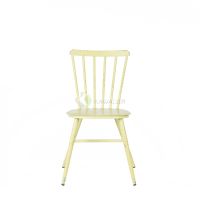 Aluminum Dinning Chair – 85CM From PIOKIT – Retro Yellow