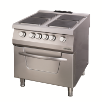 Electric Stainless Steel Cooking Countertop Range With 4 Burners From Ozti
