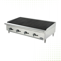 Stainless Steel Gas Lava – 120 CM Rock Char-Broiler From PIOKIT