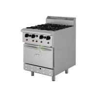 Deluxe Gas Range with Oven – 4 Burners From BERJAYA
