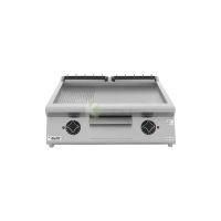 Electric Fry Top – Sloping Hotplate – 1/3 Ribbed & 2/3 Smooth – From Mareno