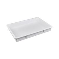 White Polypropylene Pizza Dough Proofing Box - from Crambo