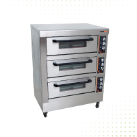 Stainless Steel Electric Triple Deck Oven – 9 Trays From PIOKIT