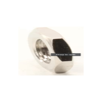 Bunn Nut, Hex, .428"-20, Nickel Plated