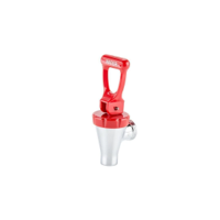 Bunn Faucet, Red Handle, Self Locking