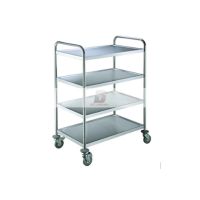  Stainless Steel Service Trolley 4 Tier with Wheels From PIOKIT