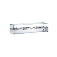 Electric Countertop Condiments Display Refrigerator – 6 Pans 150CM From PIOKIT
