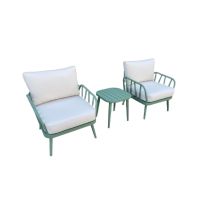 Aluminum Frame HA-2183-ST Outdoor Set Of 3 Pieces From KAWADER FURNITURE