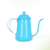 وعاء قهوة من الاستانلس ستيل - سعة 700مل من تيامو  - أزرق