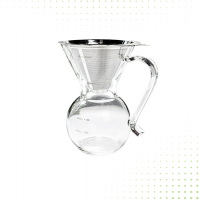 صانعة الشاي والقهوة الزجاجية - سعة 240مل من تيامو