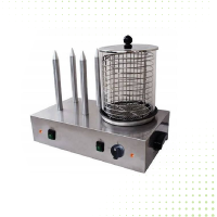Hot Dog Steamer With 4 Warmer Sticks From PIOKIT