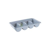 Cutlery Tray 4 Compartments - Grey Color From PIOKIT 