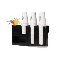 Cups & Lid Holder & Dispenser - 4 Slots From PIOKIT 