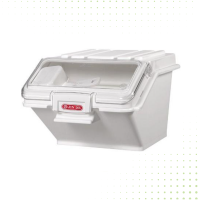 صندوق أرفف لتخزين الطعام – 10 لتر من بيوكيت - أبيض