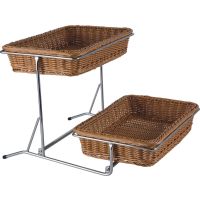 Rectangular Rattan Basket - Two Layers From PIOKIT
