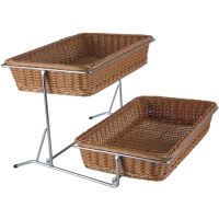 Rectangular Rattan Basket - 2Layers From PIOKIT