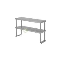 100cm Double Tier Stainless Steel Overshelf - from Piokit