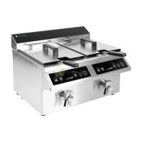 Electric 2 Tanks Countertop Deep Fryer – 8LT Each From PIOKIT