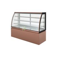 Refrigerated Glass Display - 530LT Champagne Gold