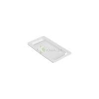 GN Pan 1/3 Rectangular Flat Porcelain Dish 2.5 cm From MAYFAIR