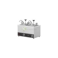 Double Hot Sauce Dispenser - From MAYFAIR - Silver
