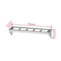 Condiments Rail For PA81212 & PA81222 & PA81224 Gas Stove Burners From MAYFAIR